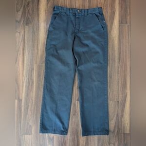 Vintage Carhartt Men's Dark blue Chinos